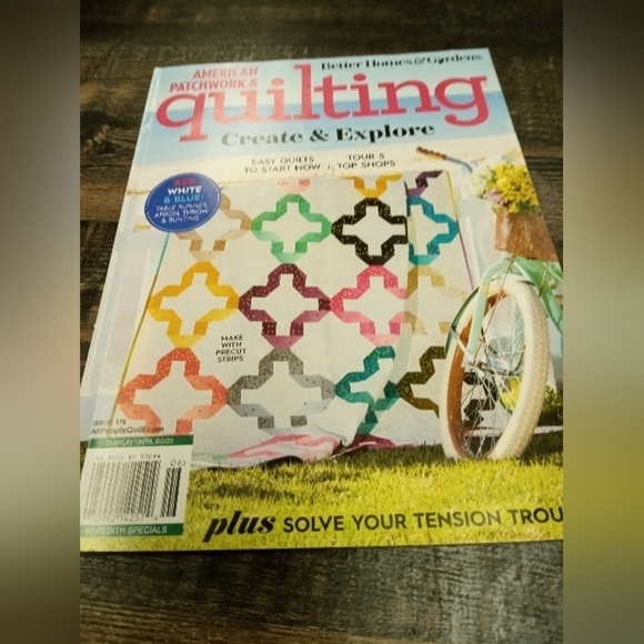 American Patchwork & Quilting Magazine June 2022 Quilt Patterns - Picture 1 of 5